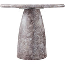 Meridian Cosenza Brown 36" Marble Finish Concrete Dining Table IMAGE 4