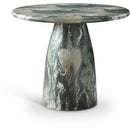  Color_Green -- Cosenza 36" Green Marble Finish Concrete Indoor / Outdoor Dining Table IMAGE 1