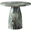 Meridian Cosenza Green 36" Marble Finish Concrete Dining Table IMAGE 5