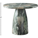  Color_Green -- Cosenza 36" Green Marble Finish Concrete Indoor / Outdoor Dining Table IMAGE 7