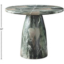 Meridian Cosenza Green 36" Marble Finish Concrete Dining Table IMAGE 7