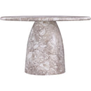 Meridian Cosenza Brown 48.5" Marble Finish Concrete Dining Table IMAGE 4