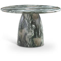  Color_Green -- Cosenza 48.5" Green Marble Finish Concrete Indoor / Outdoor Dining Table IMAGE 1