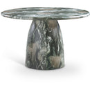  Color_Green -- Cosenza 48.5" Green Marble Finish Concrete Indoor / Outdoor Dining Table IMAGE 1
