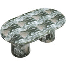  Color_Green -- Cosenza 78" Green Marble Finish Concrete Indoor / Outdoor Dining Table IMAGE 6