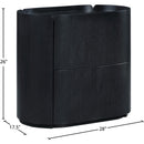  Color_Black -- Meridian Everett 2 Drawer Nightstand IMAGE 11