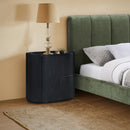  Color_Black -- Meridian Everett 2 Drawer Nightstand IMAGE 2