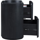  Color_Black -- Meridian Everett 2 Drawer Nightstand IMAGE 8