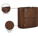  Color_Brown -- Everett Brown Oak Veneer Nightstand IMAGE 12
