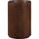  Color_Brown -- Everett Brown Oak Veneer Nightstand IMAGE 4