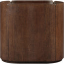  Color_Brown -- Everett Brown Oak Veneer Nightstand IMAGE 5