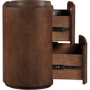  Color_Brown -- Everett Brown Oak Veneer Nightstand IMAGE 8