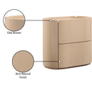  Color_Natural -- Everett Natural Oak Veneer Nightstand IMAGE 12