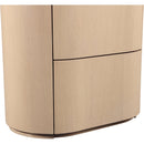  Color_Natural -- Everett Natural Oak Veneer Nightstand IMAGE 7