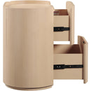  Color_Natural -- Everett Natural Oak Veneer Nightstand IMAGE 8