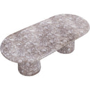 Meridian Cosenza Brown 96" Marble Finish Concrete Dining Table (3 Boxes) IMAGE 6