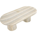  Color_Travertine -- Cosenza 96" Natural Travertine Finish Concrete Indoor / Outdoor Dining Table IMAGE 6