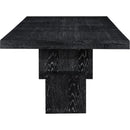  Color_Black -- Meridian Anzio Dining Table with Pedestal Base IMAGE 10