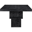  Color_Black -- Meridian Anzio Dining Table with Pedestal Base IMAGE 11