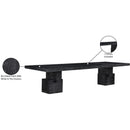  Color_Black -- Meridian Anzio Dining Table with Pedestal Base IMAGE 15