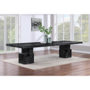  Color_Black -- Meridian Anzio Dining Table with Pedestal Base IMAGE 2