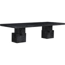 Color_Black -- Meridian Anzio Dining Table with Pedestal Base IMAGE 5