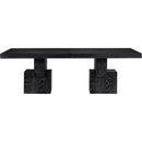  Color_Black -- Meridian Anzio Dining Table with Pedestal Base IMAGE 9