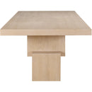  Color_Oak -- Anzio 96 / 144" Oak Oak Veneer Dining Table IMAGE 10