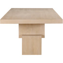  Color_Oak -- Anzio 96 / 144" Oak Oak Veneer Dining Table IMAGE 11