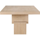  Color_Oak -- Anzio 96 / 144" Oak Oak Veneer Dining Table IMAGE 12
