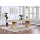  Color_Oak -- Anzio 96 / 144" Oak Oak Veneer Dining Table IMAGE 3