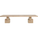  Color_Oak -- Anzio 96 / 144" Oak Oak Veneer Dining Table IMAGE 7