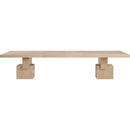 Meridian Anzio Oak Dining Table (3 Boxes) IMAGE 7