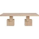 Meridian Anzio Oak Dining Table (3 Boxes) IMAGE 9