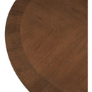  Color_Brown -- Belinda 48" Brown Solid Wood and Oak Veneer Dining Table IMAGE 5
