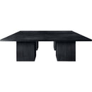  Meridian Belinda 108" Black Solid Wood and Oak Veneer Modular Dining Table IMAGE 3