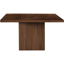  Color_Brown -- Belinda 54" Brown Solid Wood and Oak Veneer Dining Table IMAGE 3