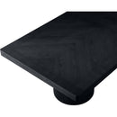  Color_Black -- Meridian Belinda Dining Table with Pedestal Base IMAGE 13