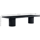  Color_Black -- Meridian Belinda Dining Table with Pedestal Base IMAGE 14