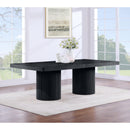 Meridian Belinda Black Dining Table (3 Boxes) IMAGE 4