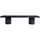  Color_Black -- Meridian Belinda Dining Table with Pedestal Base IMAGE 7