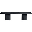  Color_Black -- Meridian Belinda Dining Table with Pedestal Base IMAGE 8