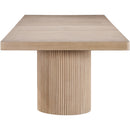  Color_Natural -- Belinda 96" / 144" Natural Solid Wood And Oak Veneer Dining Table IMAGE 10