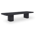  Color_Black -- Meridian Mohari Dining Table with Pedestal Base IMAGE 1
