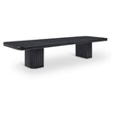  Color_Black -- Meridian Mohari Dining Table with Pedestal Base IMAGE 1