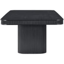  Color_Black -- Meridian Mohari Dining Table with Pedestal Base IMAGE 5