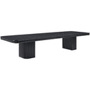 Color_Black -- Meridian Mohari Dining Table with Pedestal Base IMAGE 6