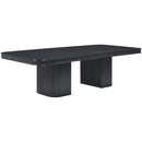  Color_Black -- Meridian Mohari Dining Table with Pedestal Base IMAGE 8