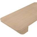  Color_Natural -- Mohari 112" / 136" / 160" Natural Solid Wood And Oak Veneer Dining Table IMAGE 12