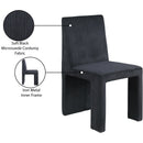  Color_Black -- Benson Black Corduroy Fabric Upholstered Dining Chair IMAGE 10